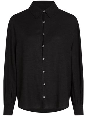 Karl Lagerfeld button-up long-sleeve shirt - Black