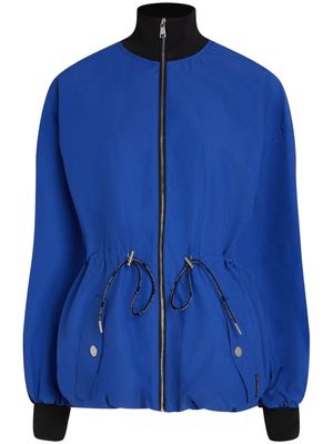 Karl Lagerfeld cinched bomber jacket - Blue