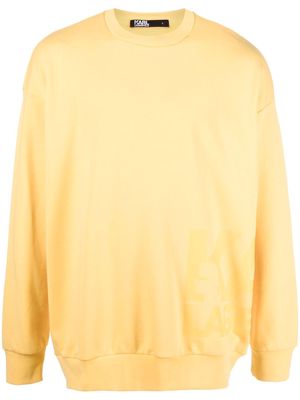 Karl Lagerfeld crew-neck sweatshirt - Yellow