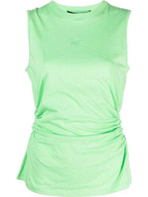 Karl Lagerfeld cut-out tank top - Green