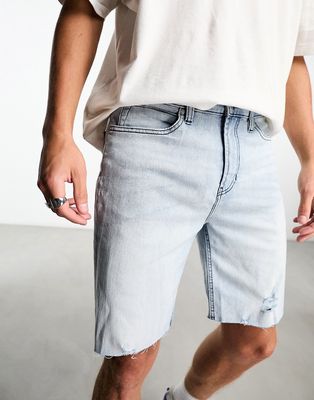 Karl Lagerfeld denim shorts in light blue