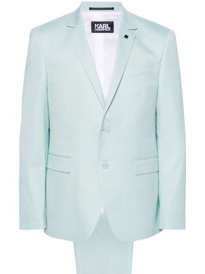 Karl Lagerfeld Drive single-breasted suit - Green