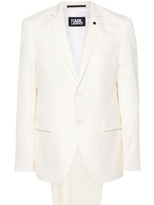 Karl Lagerfeld Drive single-breasted suit - Neutrals