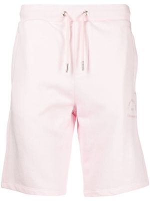 Karl Lagerfeld embroidered-logo track shorts - Pink