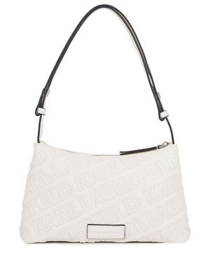 Karl Lagerfeld Essential Kuilt shoulder bag - White