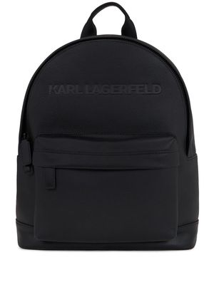 Karl Lagerfeld Essential leather backpack - Black