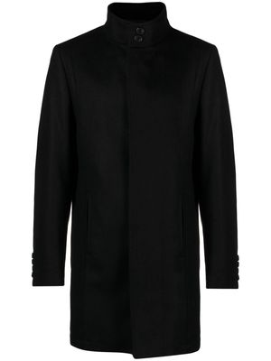 Karl Lagerfeld Flight K high-neck coat - Black