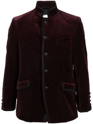 Karl Lagerfeld Glory velour cotton jacket - Red