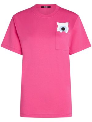 Karl Lagerfeld graphic-print T-shirt - Pink
