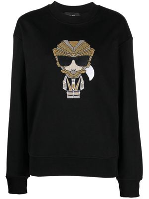 Karl Lagerfeld Hero Ikonik Karl Sweathshirt - Black