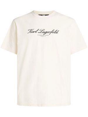 Karl Lagerfeld Hotel Karl organic cotton T-shirt - White