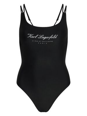Karl Lagerfeld Hotel Karl swimsuit - Black