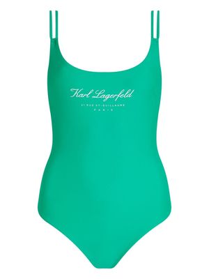 Karl Lagerfeld Hotel Karl swimsuit - Green