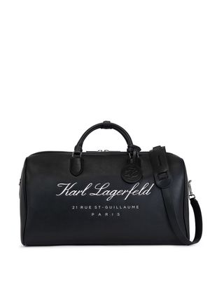 Karl Lagerfeld Hotel Karl Weekender bag - Black
