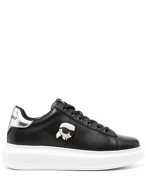 Karl Lagerfeld Ikokik NFT Kapri leather sneakers - Black