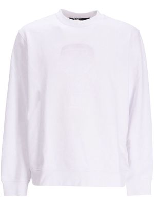 Karl Lagerfeld Ikonic-print jersey sweatshirt - White