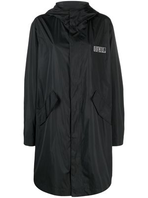 Karl Lagerfeld Ikonik 2.0 parka coat - Black