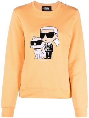 Karl Lagerfeld Ikonik 2.0 sweatshirt - Orange
