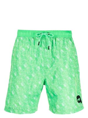Karl Lagerfeld Ikonik 2.0 swimming shorts - Green