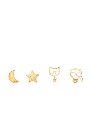 Karl Lagerfeld Ikonik Karl earring set - Gold