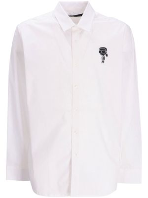 Karl Lagerfeld Ikonik Karl-print shirt - 10