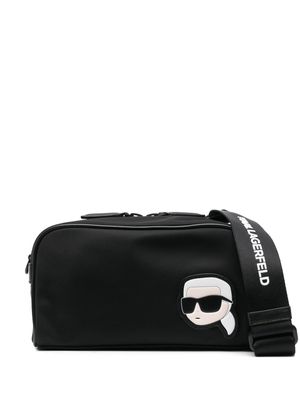 Karl Lagerfeld Ikonik-motif camera bag - Black