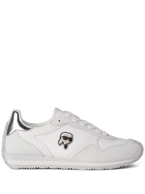 Karl Lagerfeld Ikonik NFT appliqué-detail sneakers - White