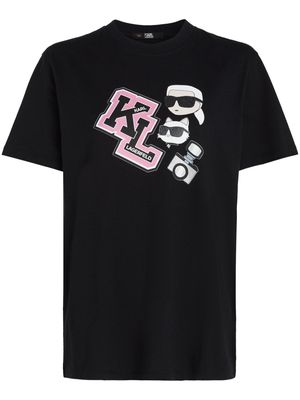 Karl Lagerfeld Ikonik organic cotton T-shirt - Black