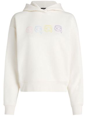 Karl Lagerfeld Ikonik Outline hoodie - White