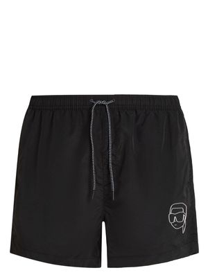 Karl Lagerfeld Ikonik swim shorts - Black