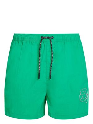 Karl Lagerfeld Ikonik swim shorts - Green