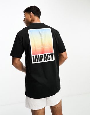 Karl Lagerfeld impact t-shirt in black