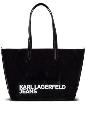 Karl Lagerfeld Jeans Essential Logo tote bag - Black