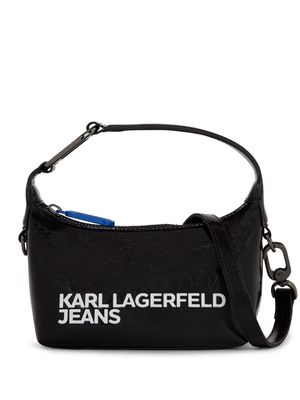 Karl Lagerfeld Jeans Essential Party logo-print shoulder bag - Black