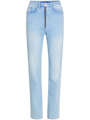 Karl Lagerfeld Jeans high-rise slim-cut jeans - Blue