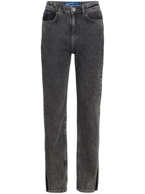 Karl Lagerfeld Jeans high-rise straight-leg jeans - Black