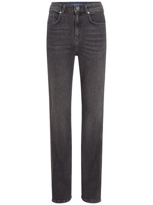 Karl Lagerfeld Jeans high-rise straight-leg jeans - Grey