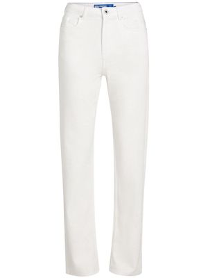 Karl Lagerfeld Jeans high-rise straight-leg jeans - White