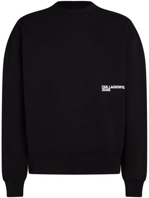 Karl Lagerfeld Jeans logo-print crew-neck jumper - Black