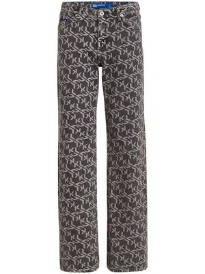 Karl Lagerfeld Jeans mid-rise straight-leg jeans - Grey