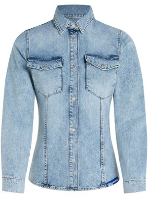 Karl Lagerfeld Jeans organic cotton denim shirt - Blue