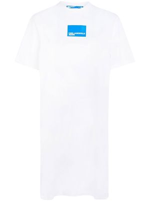 Karl Lagerfeld Jeans organic cotton T-shirt dress - White