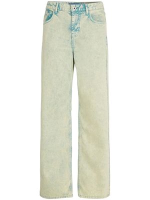 KARL LAGERFELD JEANS relaxed-cut recycled cotton jeans - Green