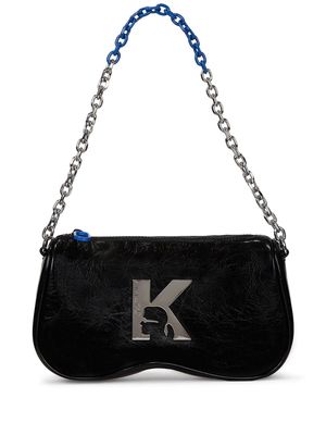 Karl Lagerfeld Jeans Sunglasses logo-appliqué shoulder bag - Black