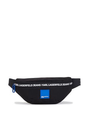 Karl Lagerfeld Jeans Urban logo-appliqué belt bag - Black