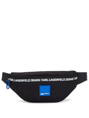 Karl Lagerfeld Jeans Urban logo-patch belt-bag - Black