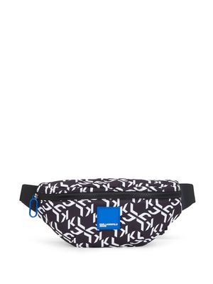 Karl Lagerfeld Jeans Urban monogram-print belt-bag - Black