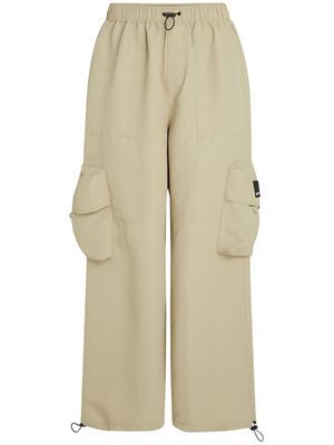 Karl Lagerfeld Jeans wide-leg cargo trousers - Neutrals
