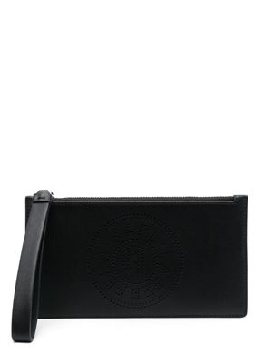 Karl Lagerfeld K/Circle perforated wallet - Black