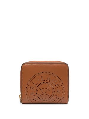 Karl Lagerfeld K/Circle small zip wallet - Brown